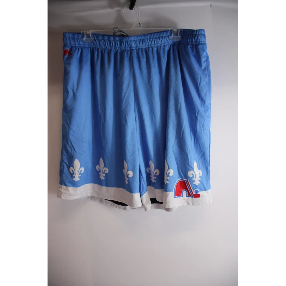 Montreal Canadiens NHL Hockey Shorts Fleur De Lis Light Blue Mens XL - Image 1 of 4