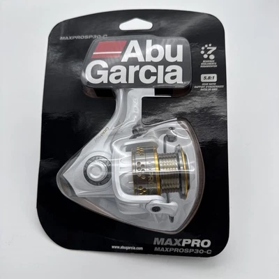 Abu Garcia Max Pro Spinning Reel SP30 5.8:1 7 Bearings Maxpro Sp30-C - Image 1 of 4
