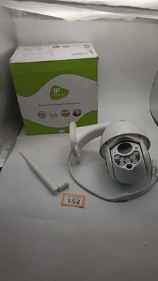 Mini IP Outdoor Speed Dome Security Camera w/ Audio, Motion Detection, App View - Image 1 of 4