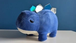 Mini Dino Stegosaurus Mochipuni CUTE Dinosaur Dark Blue Plush 6" by Ichi Trading - Picture 1 of 7