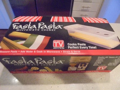 Fasta Pasta Miicrowave cooker made in the U.S. new in box ~ low fast shipping! - Image 1 of 2