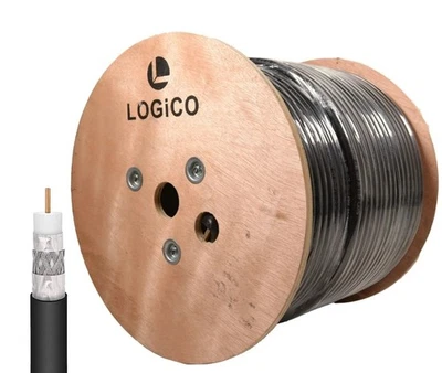 Logico-RG11 Tri Shield Direct Burial-500FT SPOOL-RG11DBT500 - Image 1 of 3