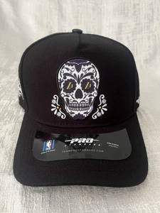Pro Standard Los Angeles Lakers Day the Dead Sugarskull Sugar Skull Snapback Hat - Picture 1 of 3