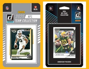2025 2024 Donruss NFL Equipo Sellado de Fábrica Conjunto 2 Pack Green Bay Packers Jordan Lo - Imagen 1 de 3