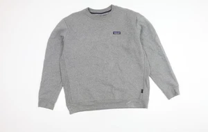 Sudadera pulóver gris grande Patagonia para hombre - Imagen 1 de 12