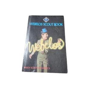 Vintage 1988 Webelos Scout Book Paperback Boy Scouts of America BSA Americana - Picture 1 of 6