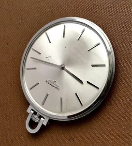 Rare Thin Hand-Wrapped Longines Pocket Watch - Oh-Prepared - Picture 1 of 24