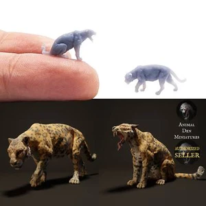 Jaguar Miniatur - Maßstab 1:87 HO für Walddiorama, Puppenhaus, Tischspiele, - Bild 1 von 9