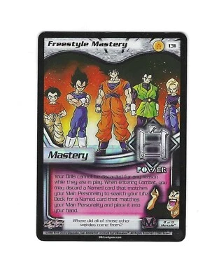 Dragon Ball Z TCG Freestyle Mastery Unlimited Foil DBZ CCG 2003 Score 131 Rare - Image 1 of 2