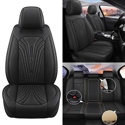 For SUBARU XV Crosstrek 2013-2015 Car Full Set Seat Cover Faux Leather Protector Foto 1 de 4