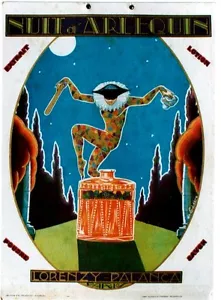 Original vintage poster NUIT D'ARLEQUIN PARIS PERFUME c.1925 - Picture 1 of 1