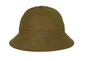 New Filson Bucket Hat Waxed Cotton Canvas XL Marsh Olive Fishing Sun Hat - Picture 1 of 3