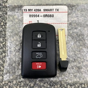 TOYOTA RAV4 2013-2018 Key Fob Remote 4 Button -HYQ14FBA - 89904-0R080 - New - Picture 1 of 17