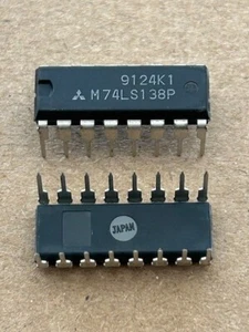 10 Stück Integrierte Schaltung - M74LS138P - Mitsubishi - DIP16 - Vintage - Picture 1 of 1