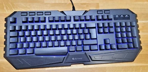 Cooler Master Ocane Wired Keyboard Blue Backlit Keys UK Layout SGB3020 - Picture 1 of 4