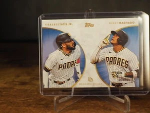 2022 Topps On Demand Dynamic Duals Fernando Tatis & Manny Machado Blue 25/25 - Picture 1 of 2