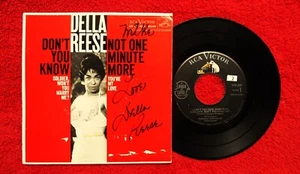 DELLA REESE     DON'T YOU KNOW    SIGNED JAZZ EP 45 AND PICTURE SLEEVE - Picture 1 of 1