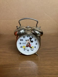 DISNEY MICKEY MOUSE GOLD WECKER LORUS QUARZ - getestet & funktionsfähig! - Bild 1 von 8