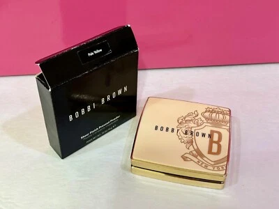 Bobbi Brown Sheer Finish Pressed Powder .31oz. Full Size New Boxed - Pale Yellow - Image 1 of 4