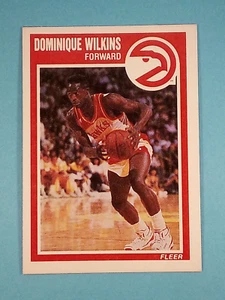 1989-90 Fleer Dominique Wilkins Atlanta Hawks #7 🏀 - Picture 1 of 2