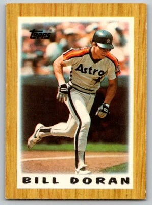 1987 MAJOR LEAGUE LEADERS MINI BILL DORAN HOUSTON ASTROS #9 - Image 1 of 2