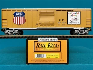 30-7443 MTH Railking Union Pacific Box Car O/O27 UP New - Picture 1 of 1