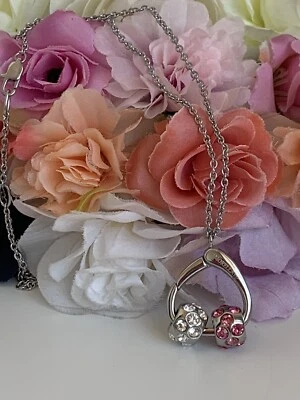 Collana Morellato Drops Con Moschettone Crystal&Rosa - Immagine 1 di 4