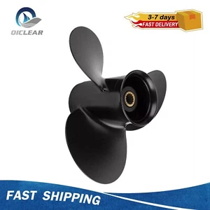 9 1/4 x 11 Outboard Propeller for Mercury Outboard 9.9-20HP 14 Spline Tooth,RH - Picture 1 of 7