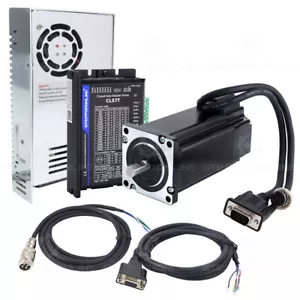 Motor paso a paso Nema24 Closed Loop 4Nm & Servo Driver &48V fuente de alimentación conmutada CNC Kit - Imagen 1 de 8