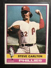 Steve Carlton 1976 Topps Vintage Baseball Card #355 SHARP!! Phillies HOF