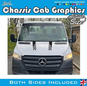 Calcomanías adhesivas gráficos 123 a rayas del capó de Mercedes Sprinter cámper autocaravana - Imagen 1 de 3