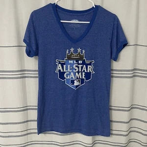 Camiseta Kansas City Royals 2012 MLB All Star Game Mujer’s Grande Azul Béisbol KC - Imagen 1 de 3