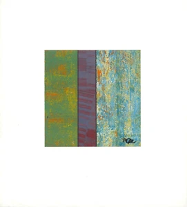 "Atmosphere Series #12" von Mamie Joe Rayburn." Original Mixed Media Arbeit. - Bild 1 von 5