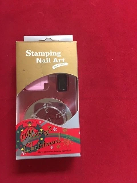 Christmas Manicure Template ( Nail Art By KONAD Printing Image Plate Scraper) - Image 1 of 3