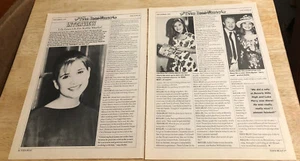 1992 KELLIE MARTIN - Teen Magazine 2-Page Clipping - Bild 1 von 1