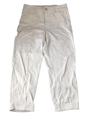 Pantalones de mujer A New Day marfil con puños dobladillo talla 14 Foto 1 de 4