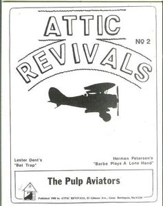 ATTIC REVIVALS #2, 1980 1st pulp reprints, Lester Dent slim magazine fanzine - Imagen 1 de 1