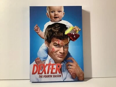 Dexter: The Fourth Season (4-DVD Box Set, 2010) - Serial Killer TV Show - Good - Image 1 of 4