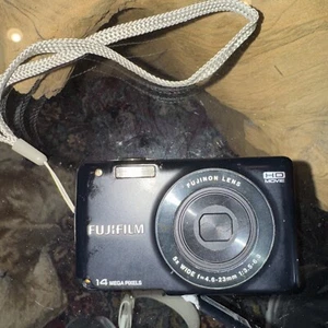 FUJIFILM FINEPIX JX520 14.Mega Pixels BLACK DIGITAL CAMERA HD Movie Batt & Card - Picture 1 of 8