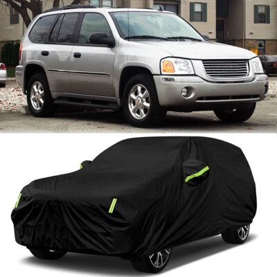 Pickup Truck Cover For GMC Envoy 2002-2009 Sun Rain UV Protection Custom Black Foto 1 de 4