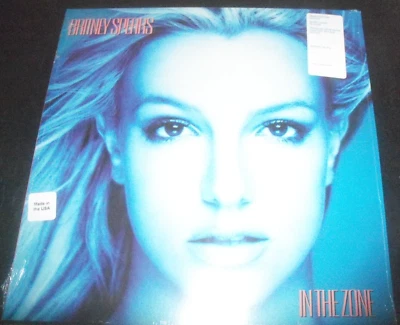 Britney Spears – In The Zone Clear With Blue Splatter Coloured Vinyl LP - Image 1 of 4