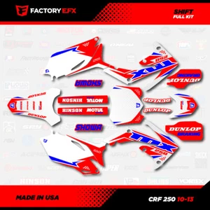 Red White & Blue Shift Racing Graphics kit fits Honda Crf250 10-13 Crf 250 Decal - Foto 1 di 2