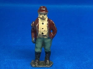 Copy Of Britains Farmer With Stick (Pink’ 817) Solid Copy Moveable Arm Dam Stick - Picture 1 of 7