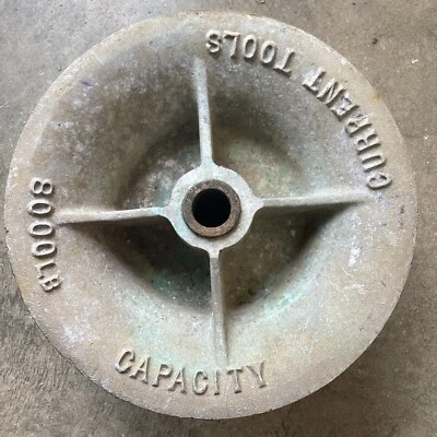 Колесо для натяжения троса Current Tools 10 дюймов x 4-1/2 дюйма грузоподъемность 8000 фунтов  - Изображение 1 из 4