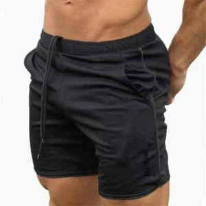 Men's Sports Training Bodybuilding Summer Shorts Workout Fitness GYM Short Pants - Picture 1 of 33