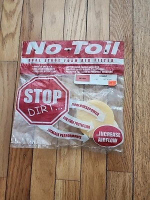 Filtro de aire de espuma de doble etapa sin trabajo Honda X-50 NT 220-05 Foto 1 de 3