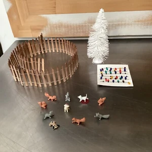 Lot Of Plastic Miniature Squirrels Dogs Animals Fairy Garden Starter Lot W/Extra - Picture 1 of 6