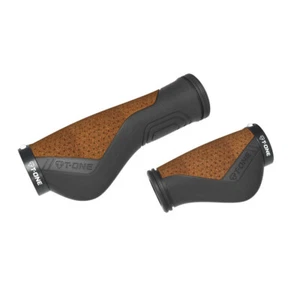 T-ONE T-GP65C Ripple Ergo Griffe, Kork, 1x Schraubensicherung, 130/90 mm, braun/ - Bild 1 von 1
