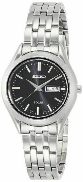 Seiko Solar Women's Black Watch - STPX031