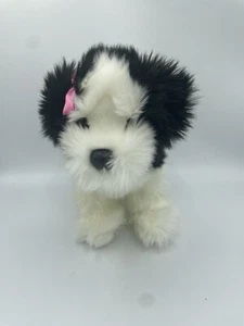 Douglas Cuddle Shih-tzu Dog Black White Plush Stuffed Animal Toy - Picture 1 of 4